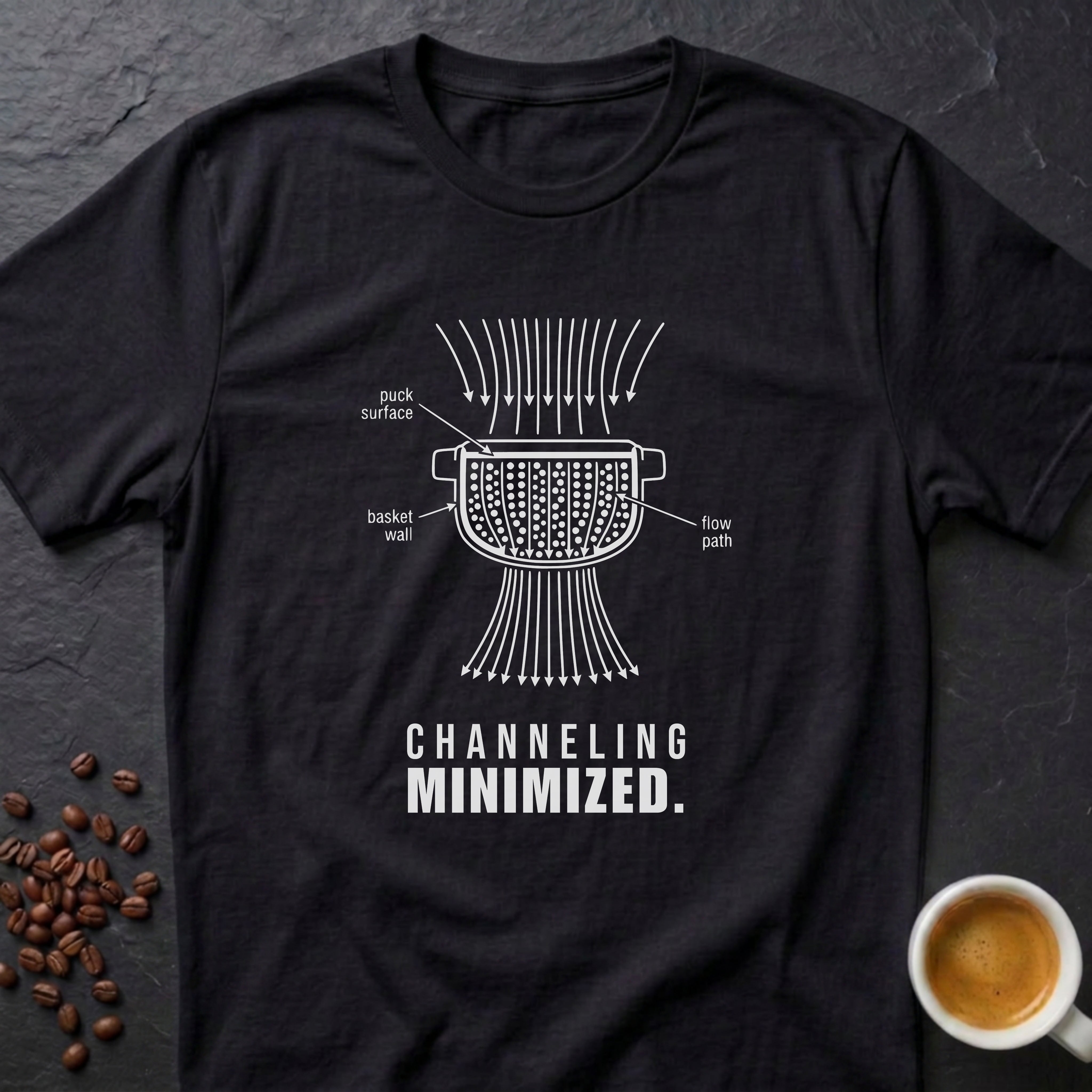 Channeling Minimized T-Shirt