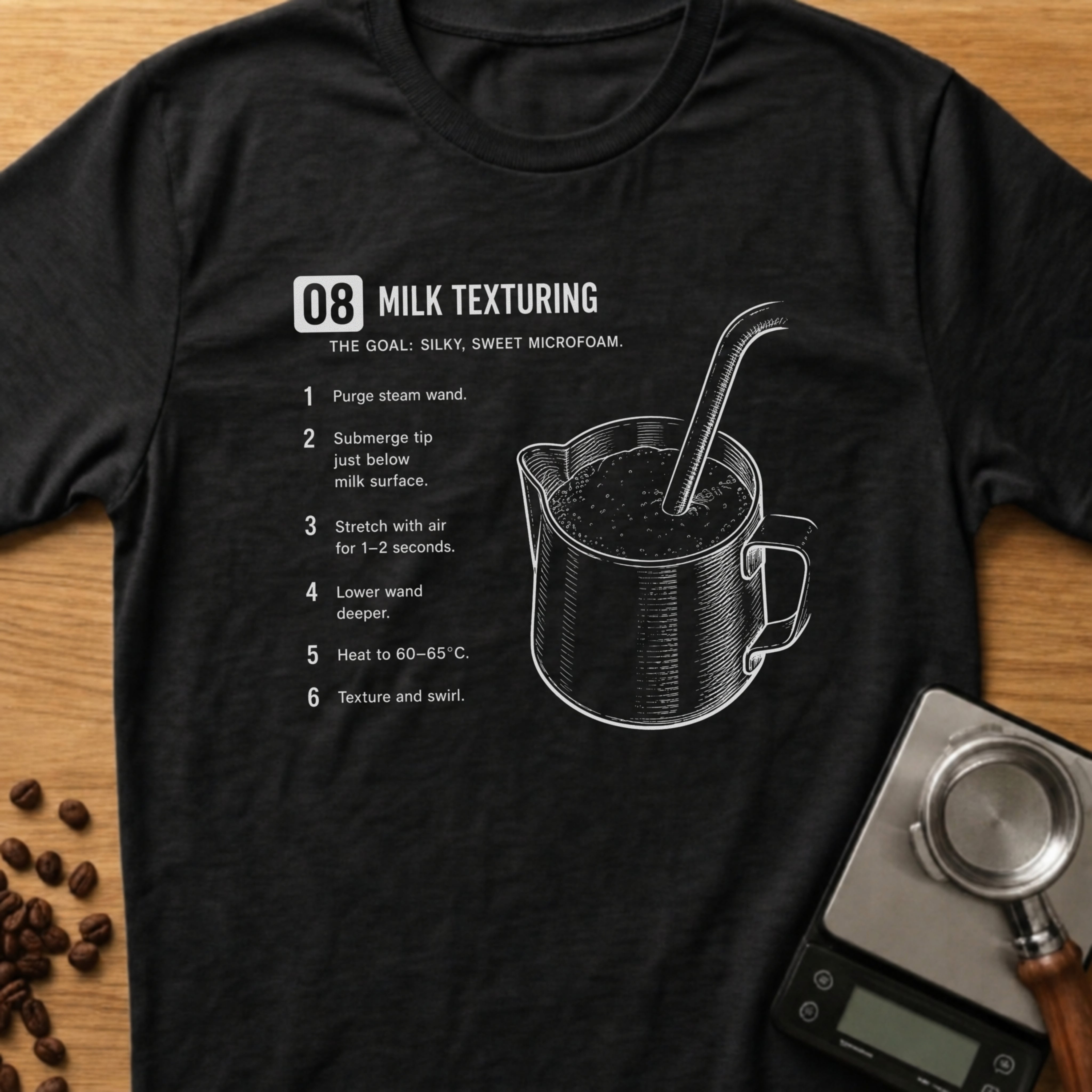 Step 08 - Milk Texturing T-Shirt