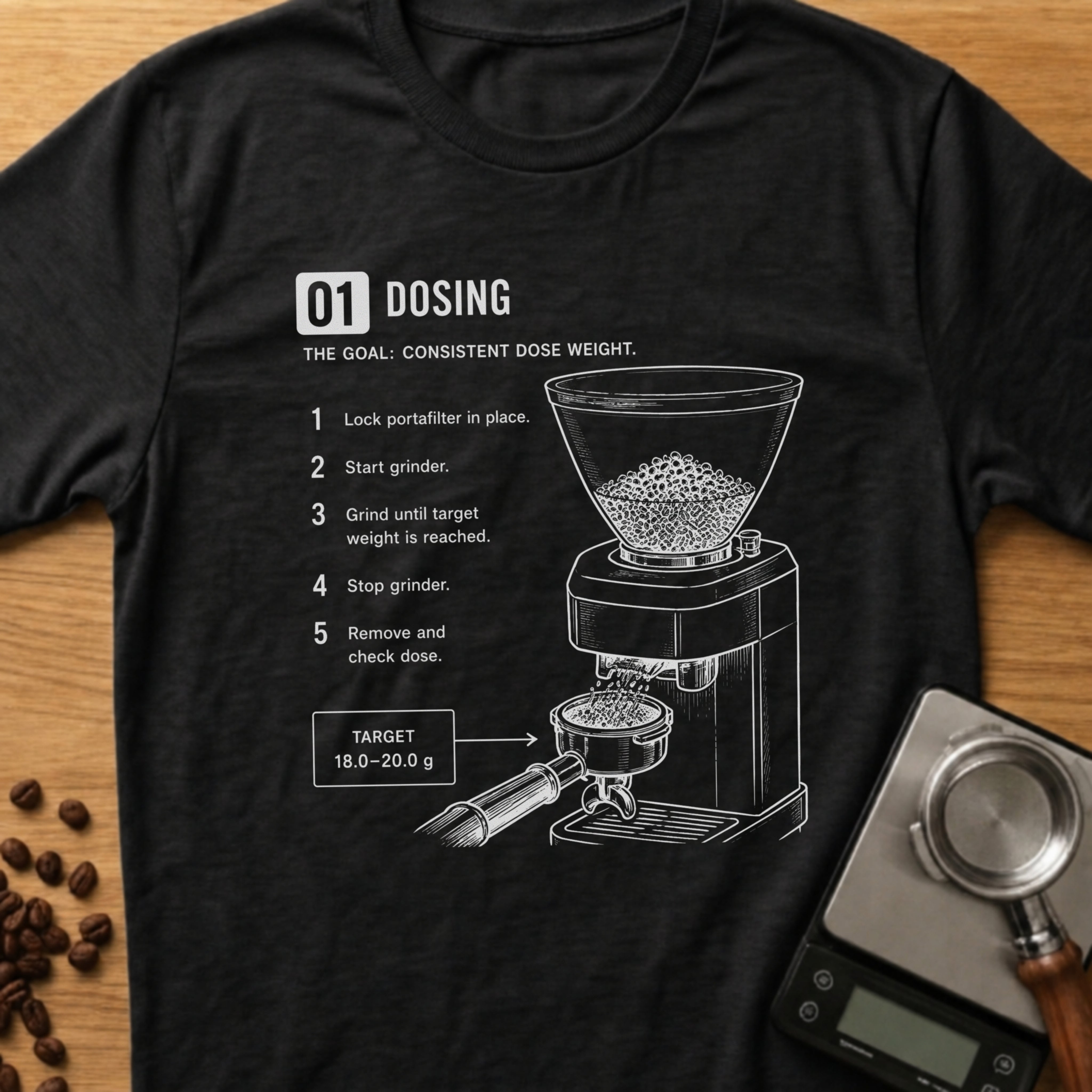 Step 01 - Dosing T-Shirt