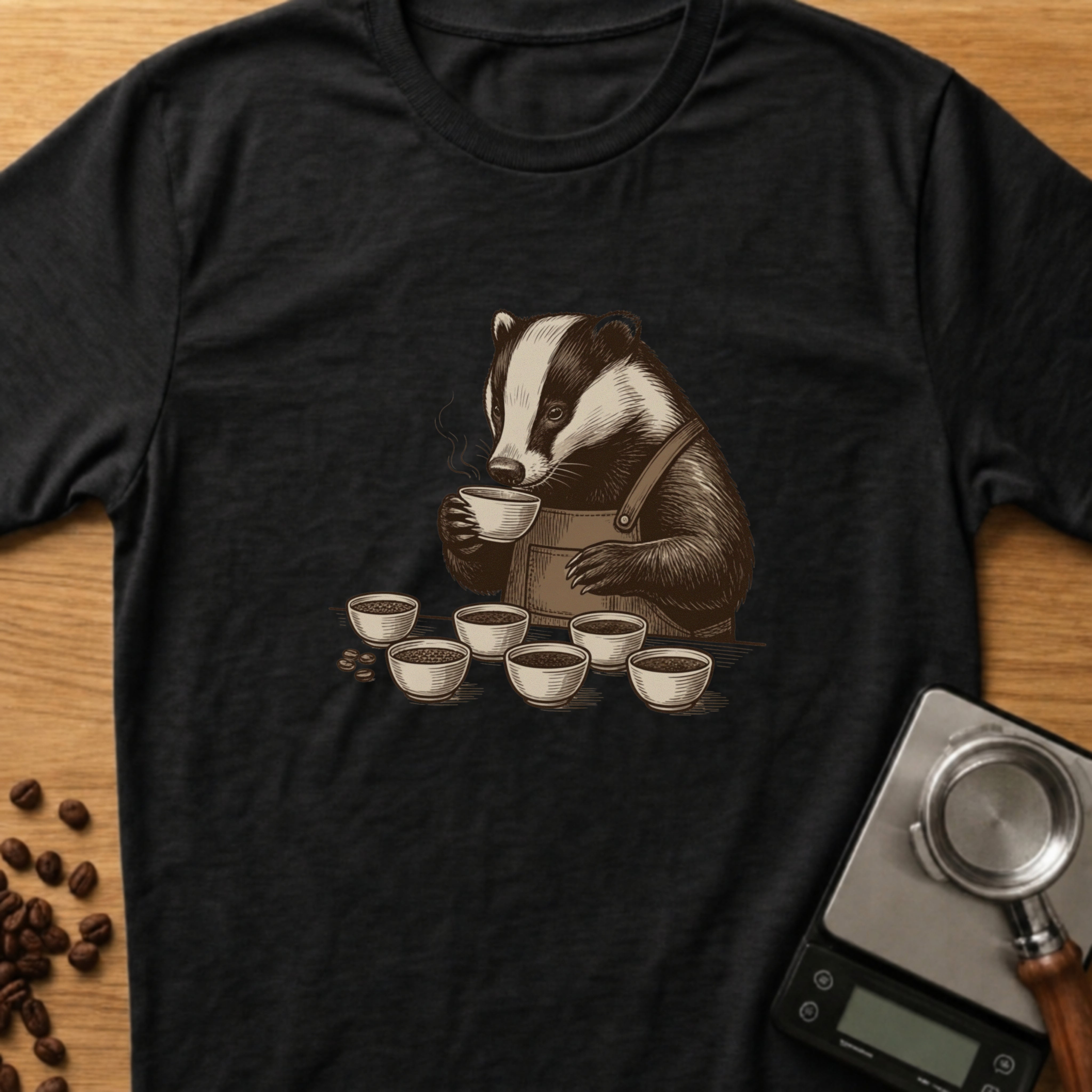 Cupping Badger T-Shirt