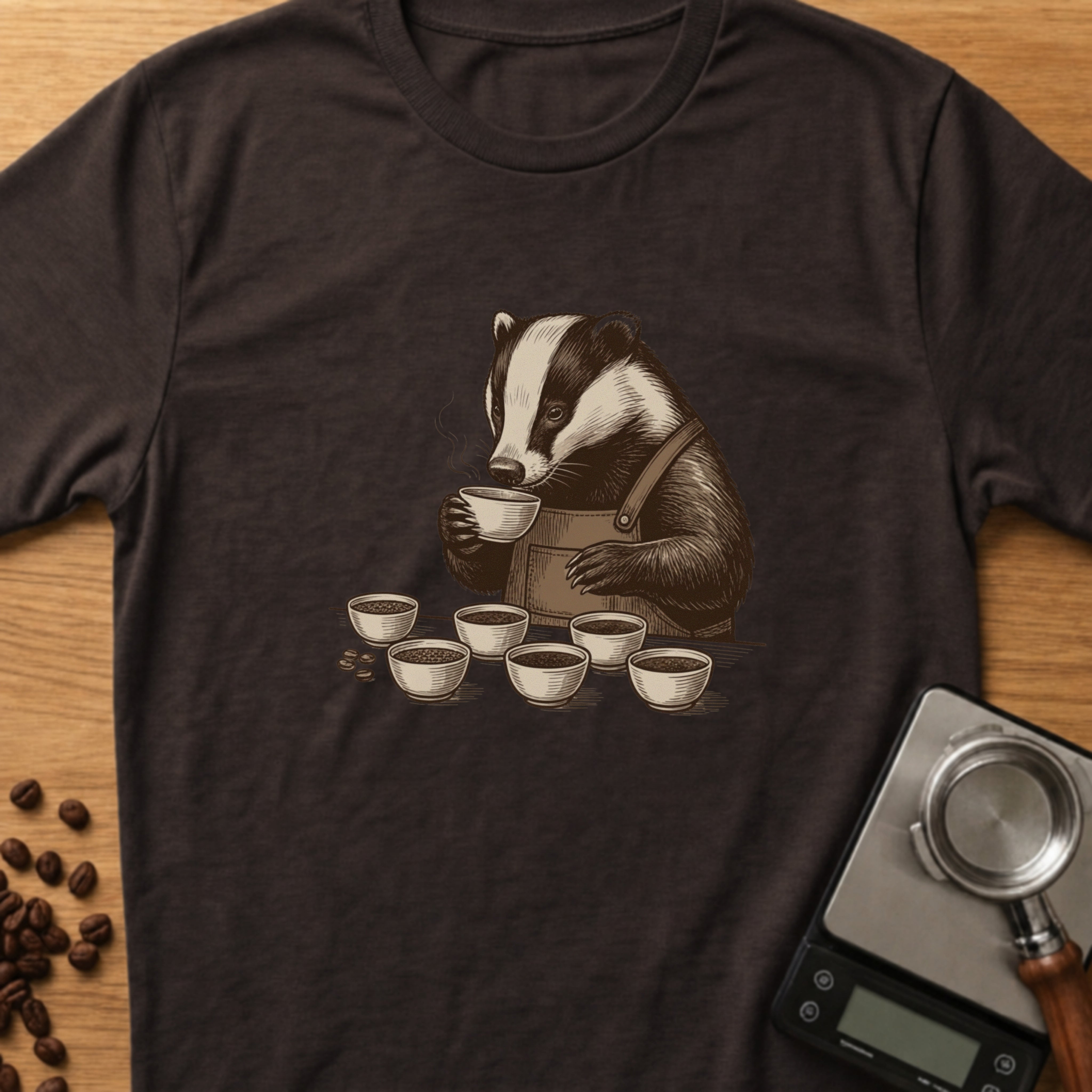 Cupping Badger T-Shirt