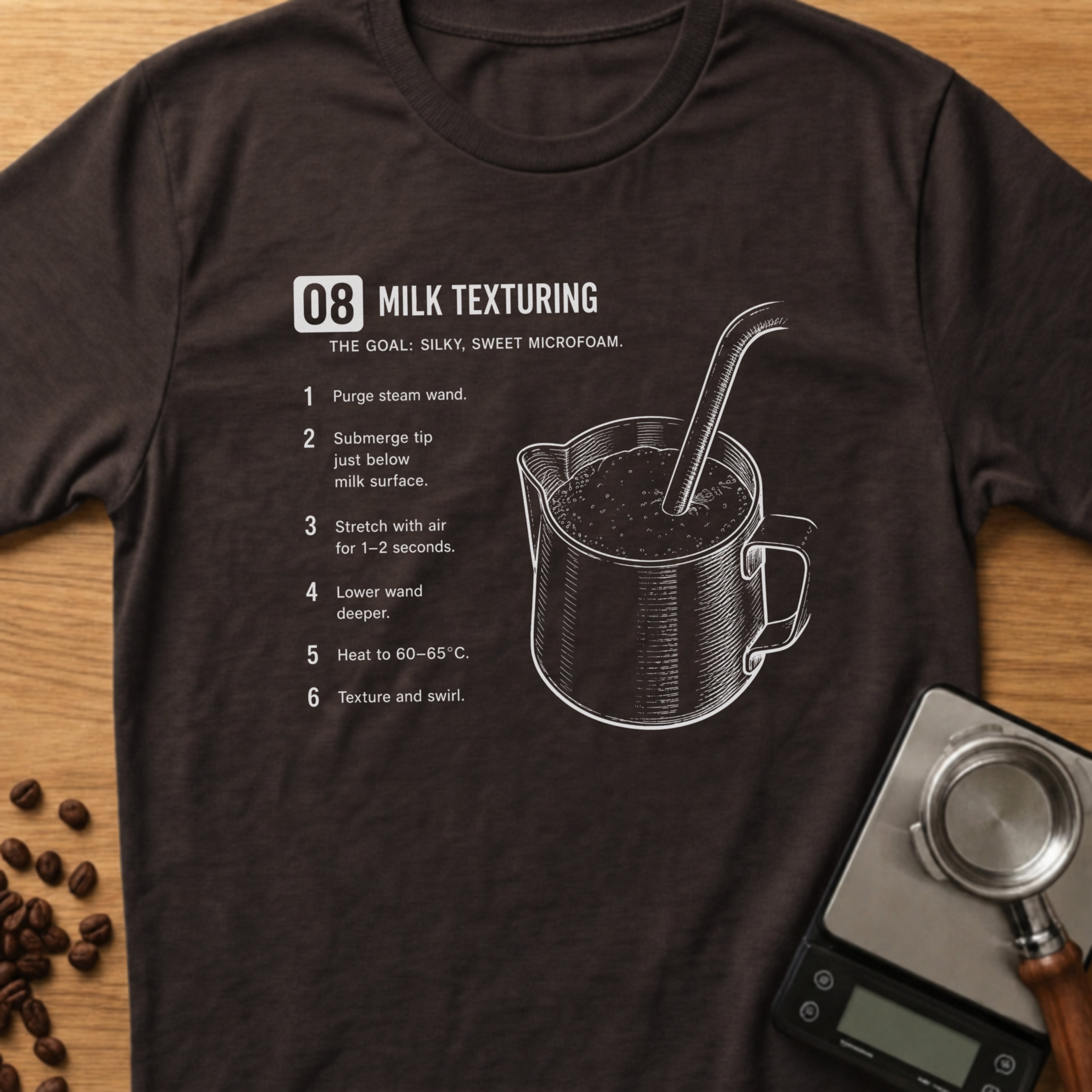 Step 08 - Milk Texturing T-Shirt
