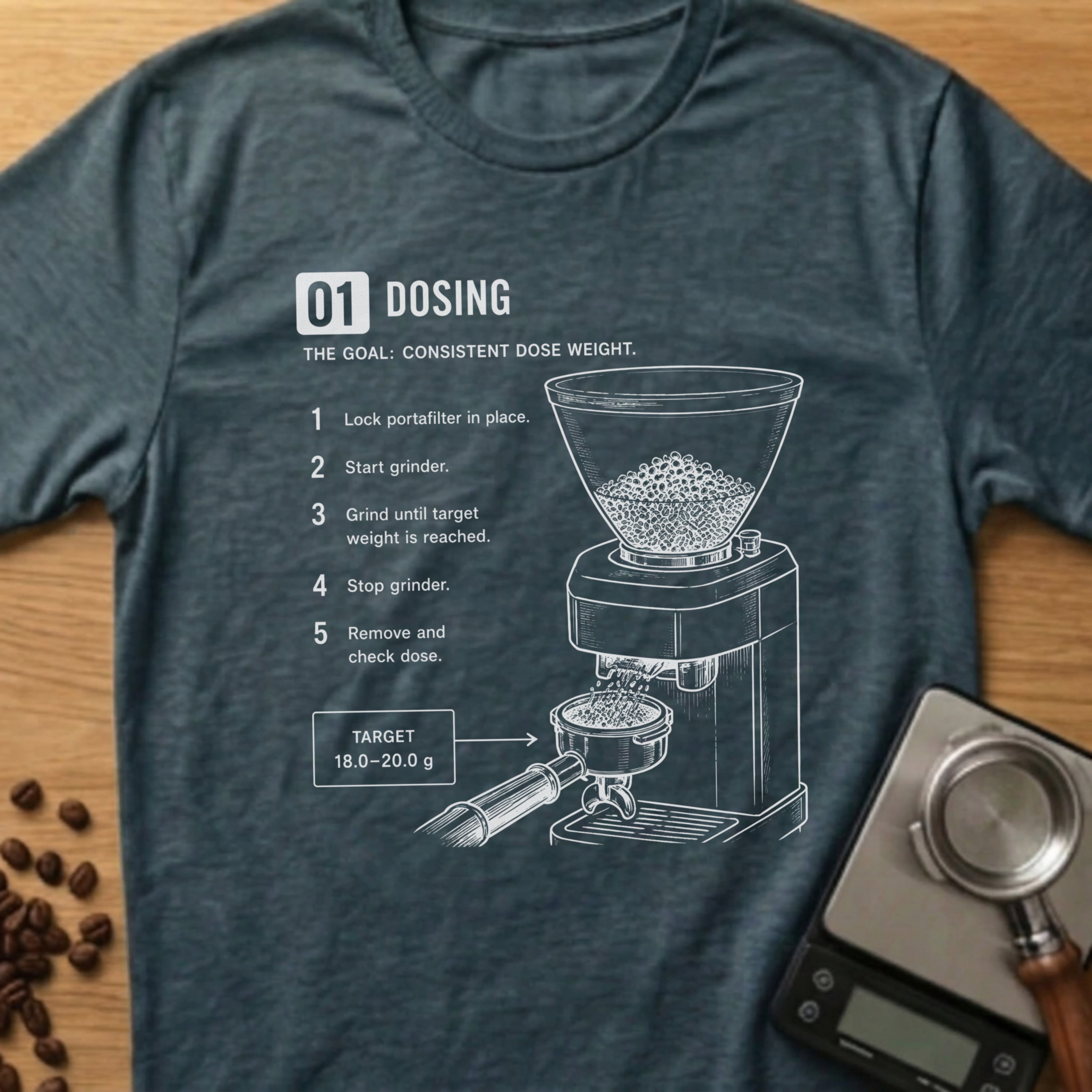 Step 01 - Dosing T-Shirt