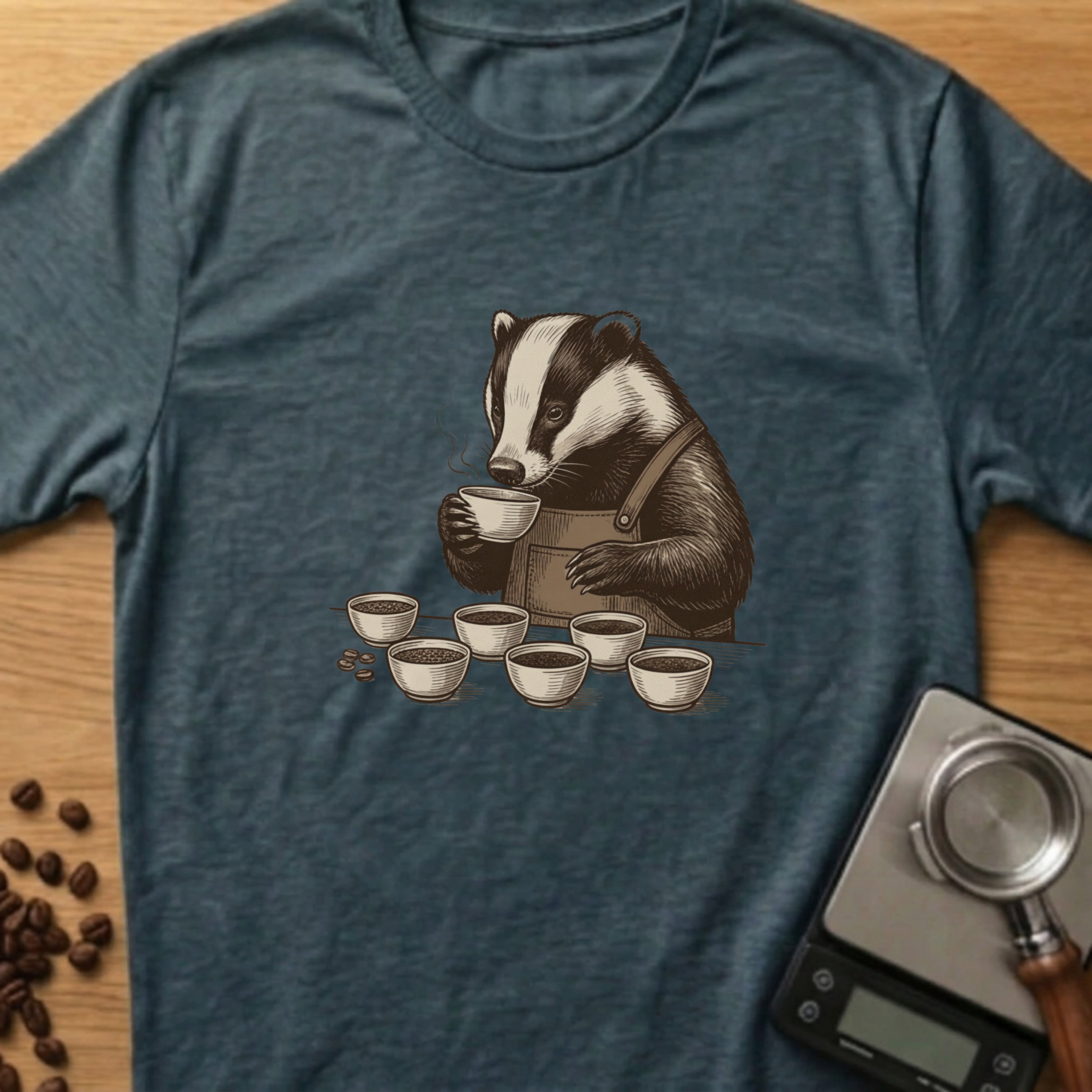 Cupping Badger T-Shirt