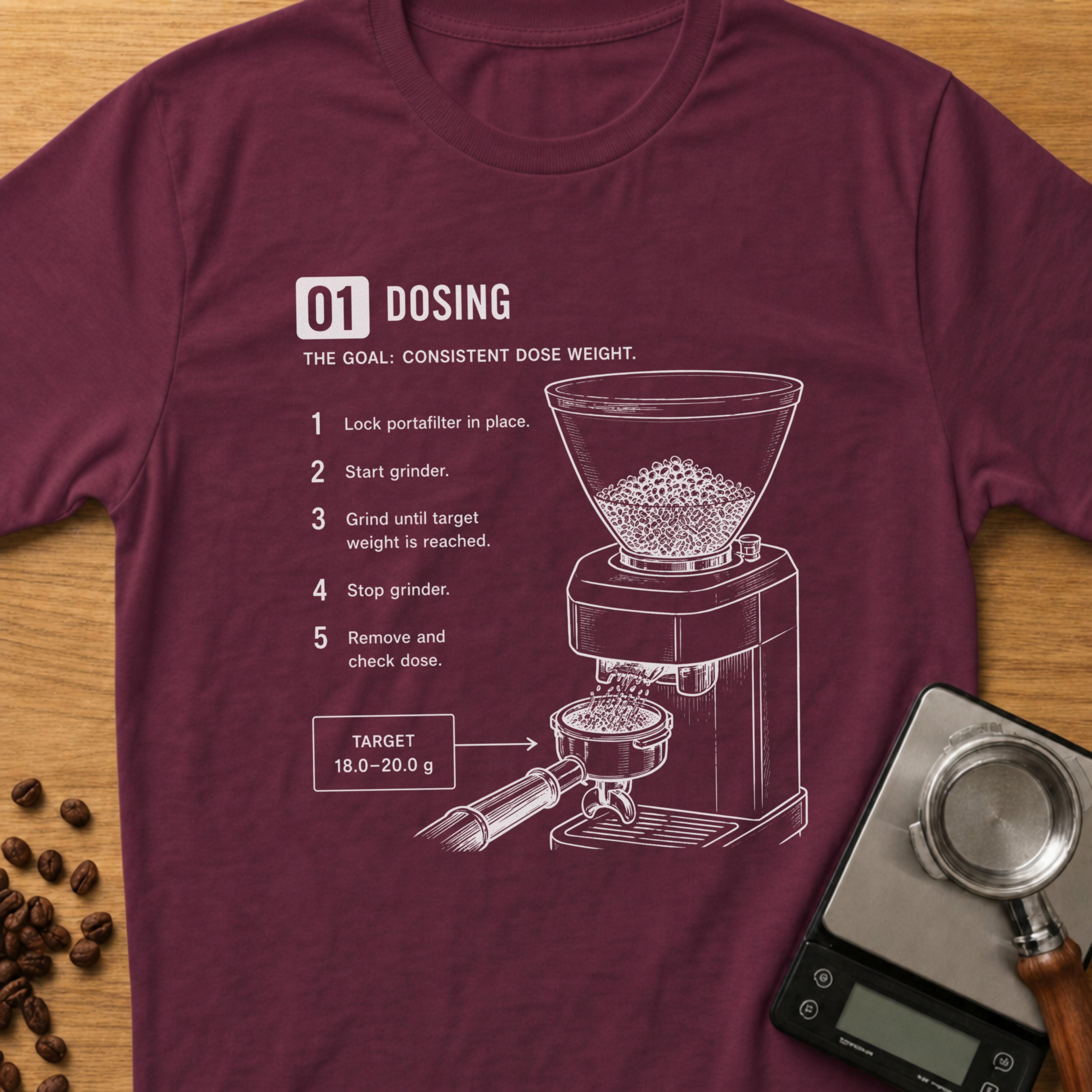Step 01 - Dosing T-Shirt