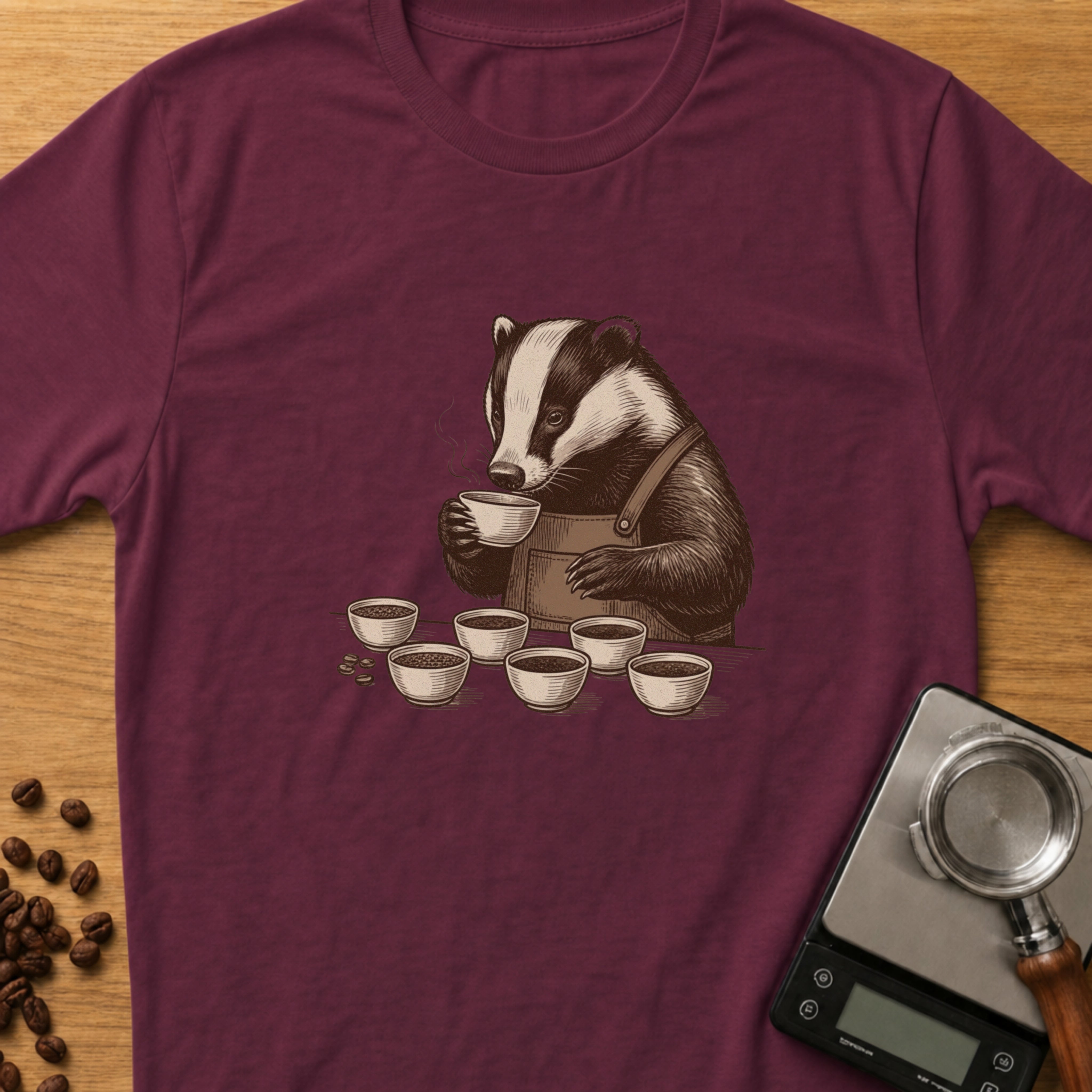 Cupping Badger T-Shirt