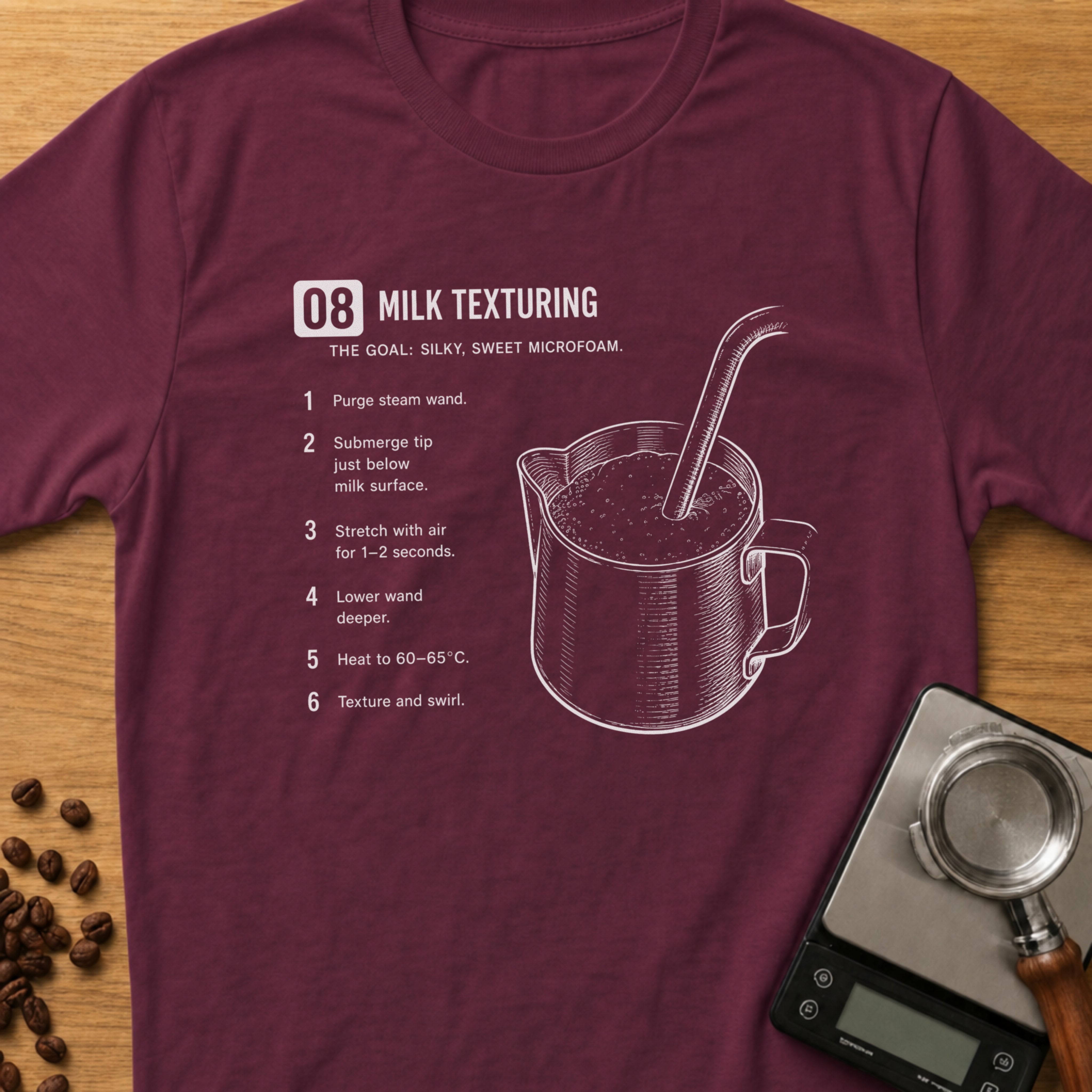 Step 08 - Milk Texturing T-Shirt