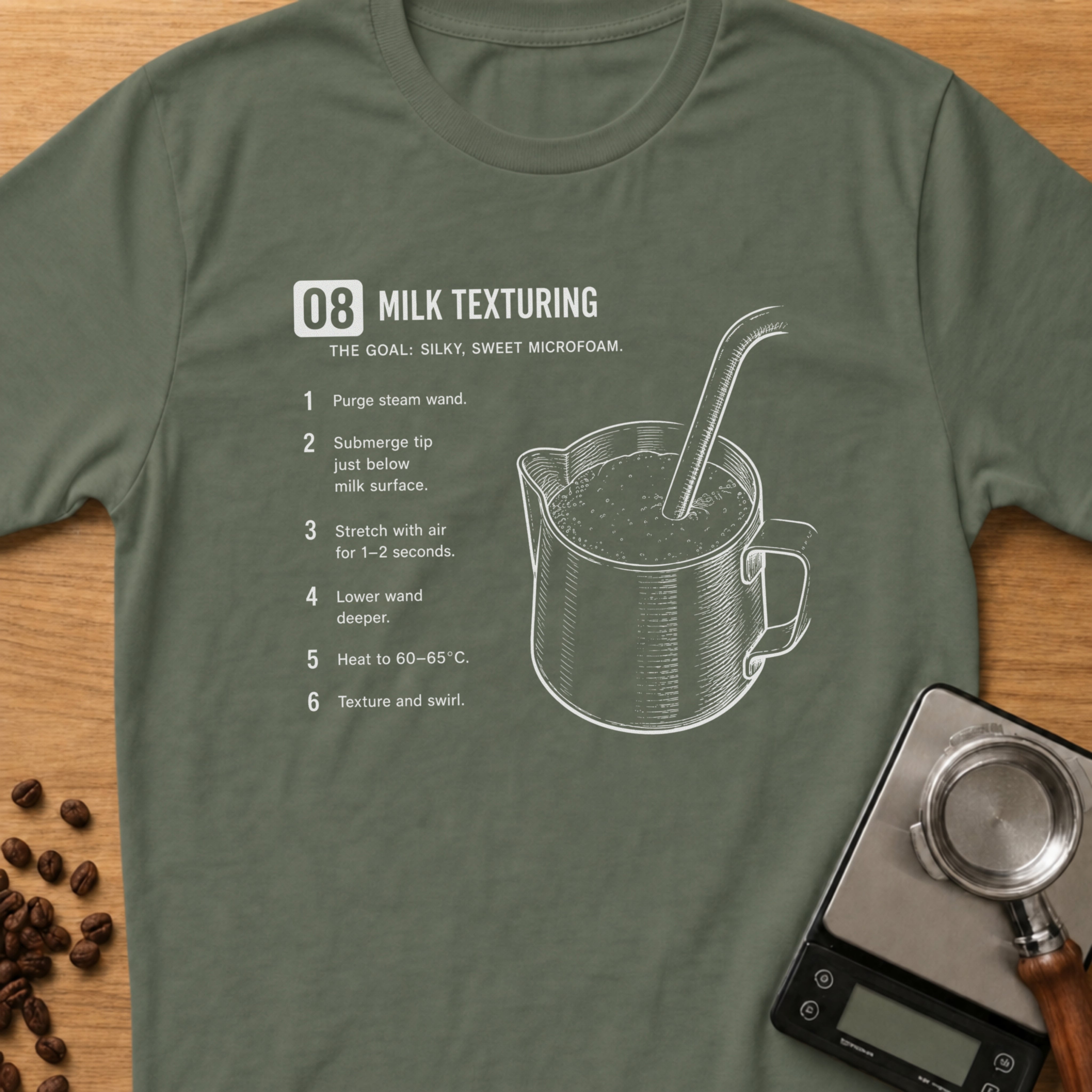 Step 08 - Milk Texturing T-Shirt