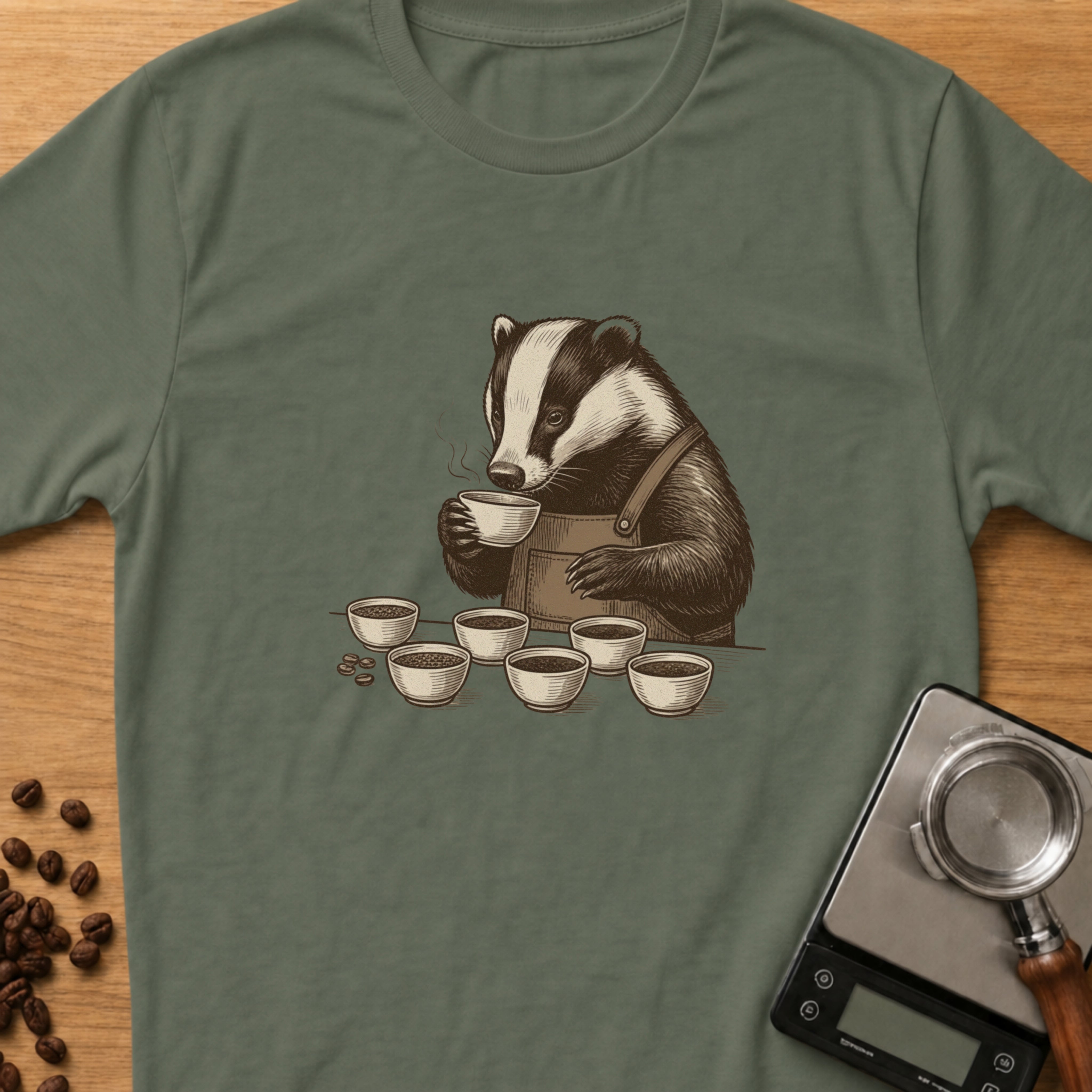 Cupping Badger T-Shirt