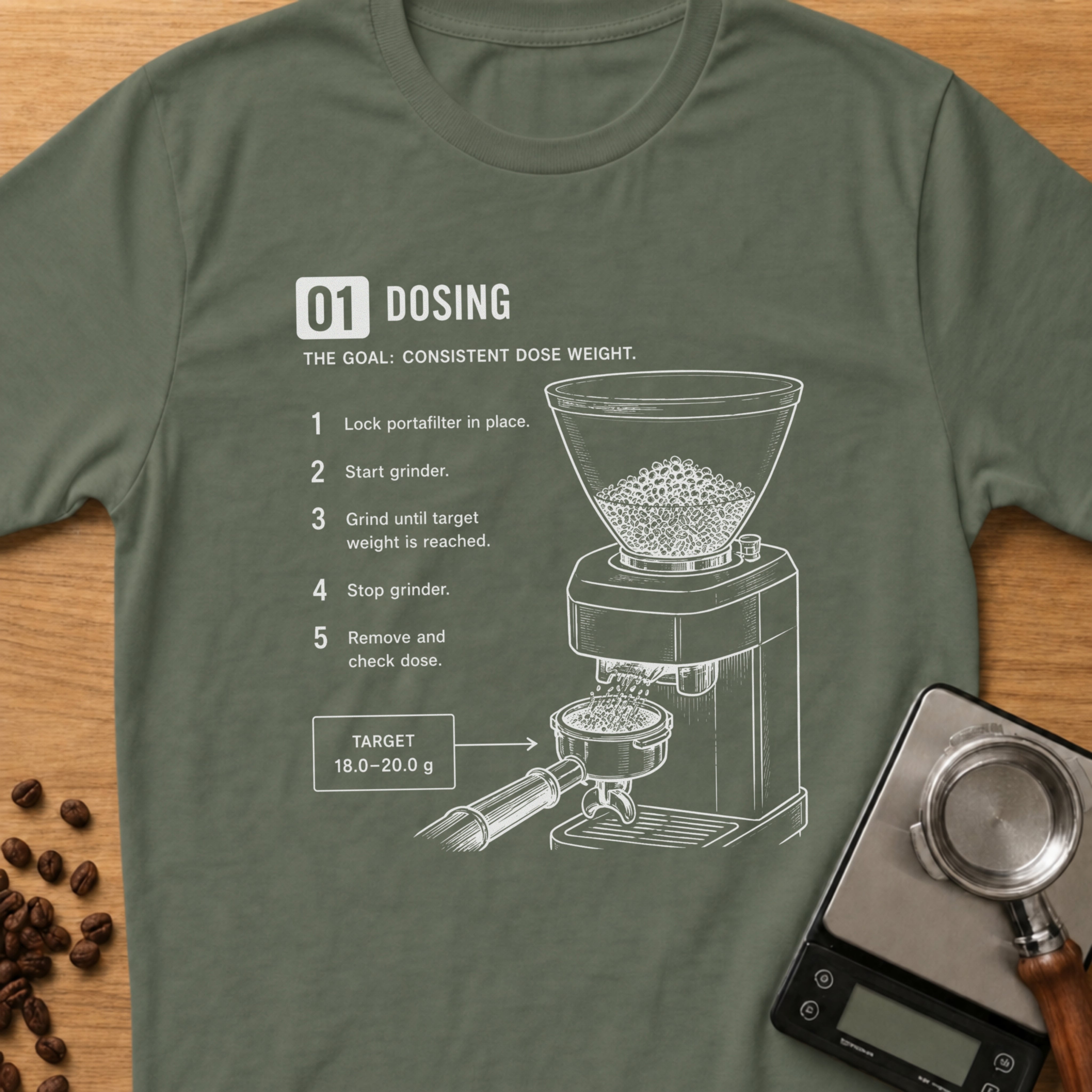 Step 01 - Dosing T-Shirt