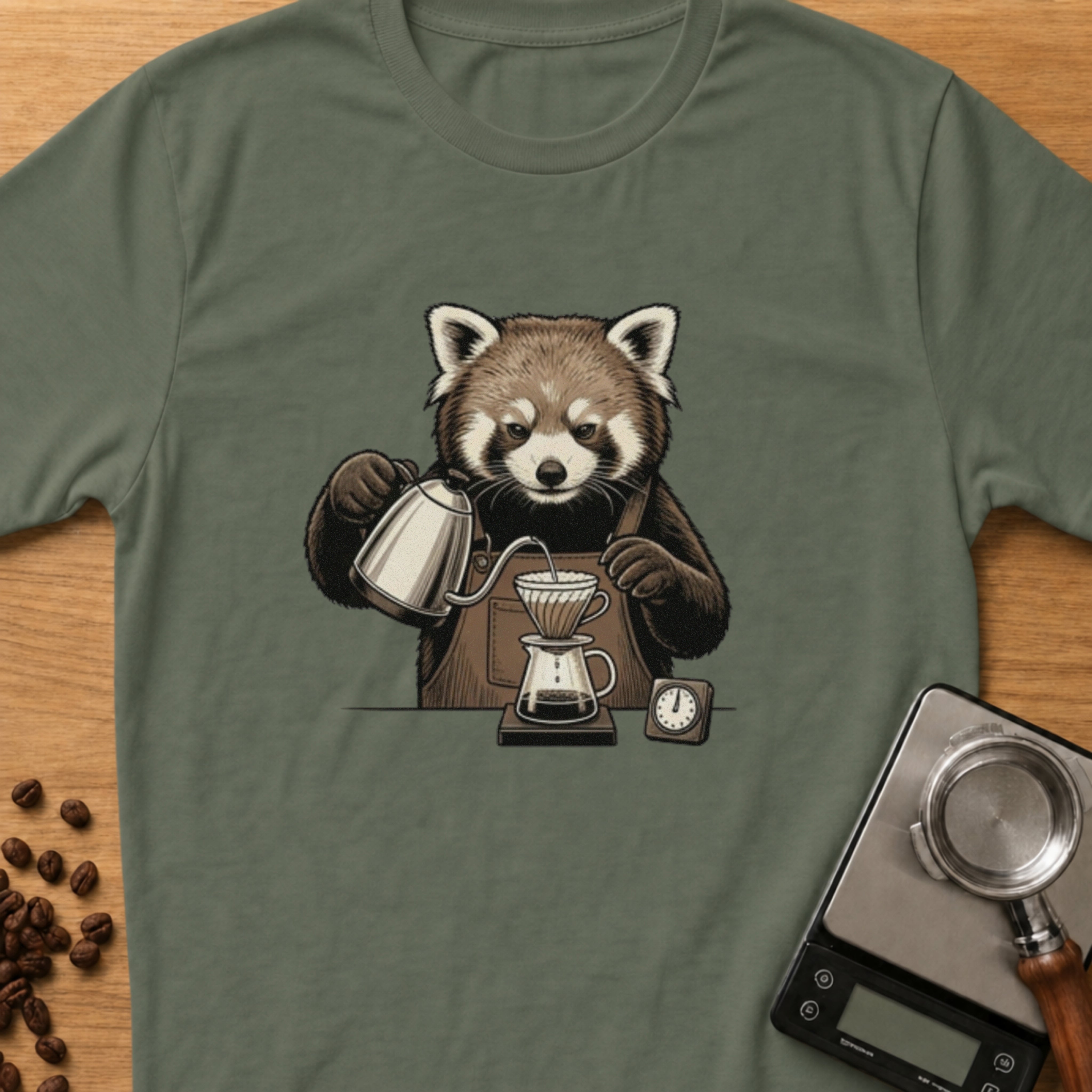 Pour Over Panda T-Shirt