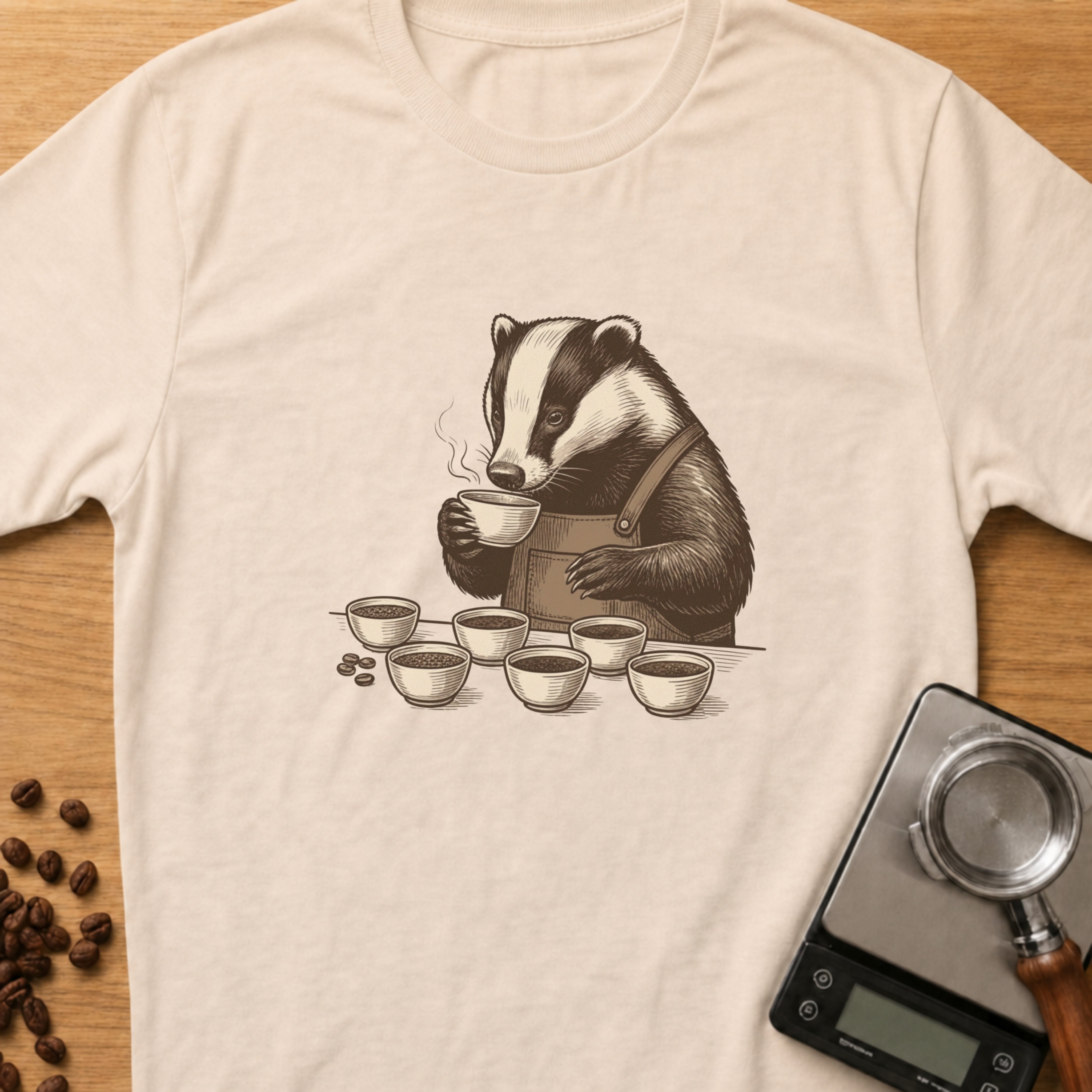 Cupping Badger T-Shirt