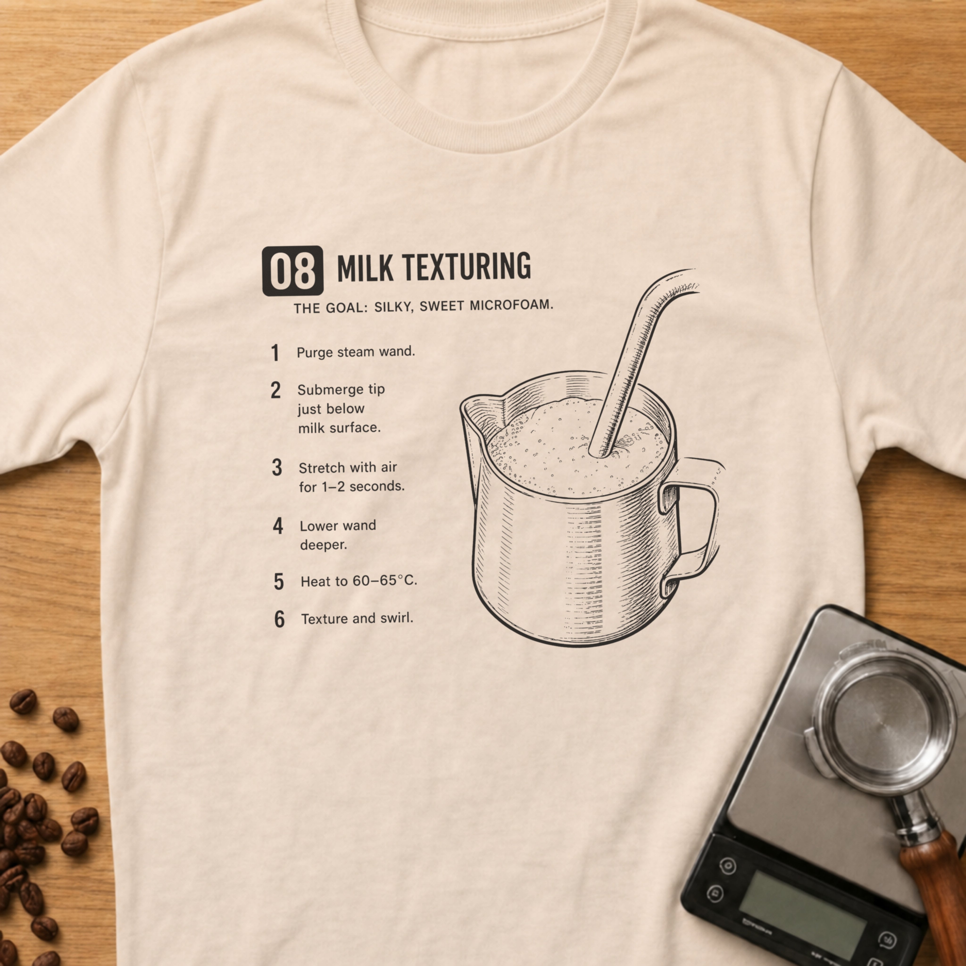 Step 08 - Milk Texturing T-Shirt