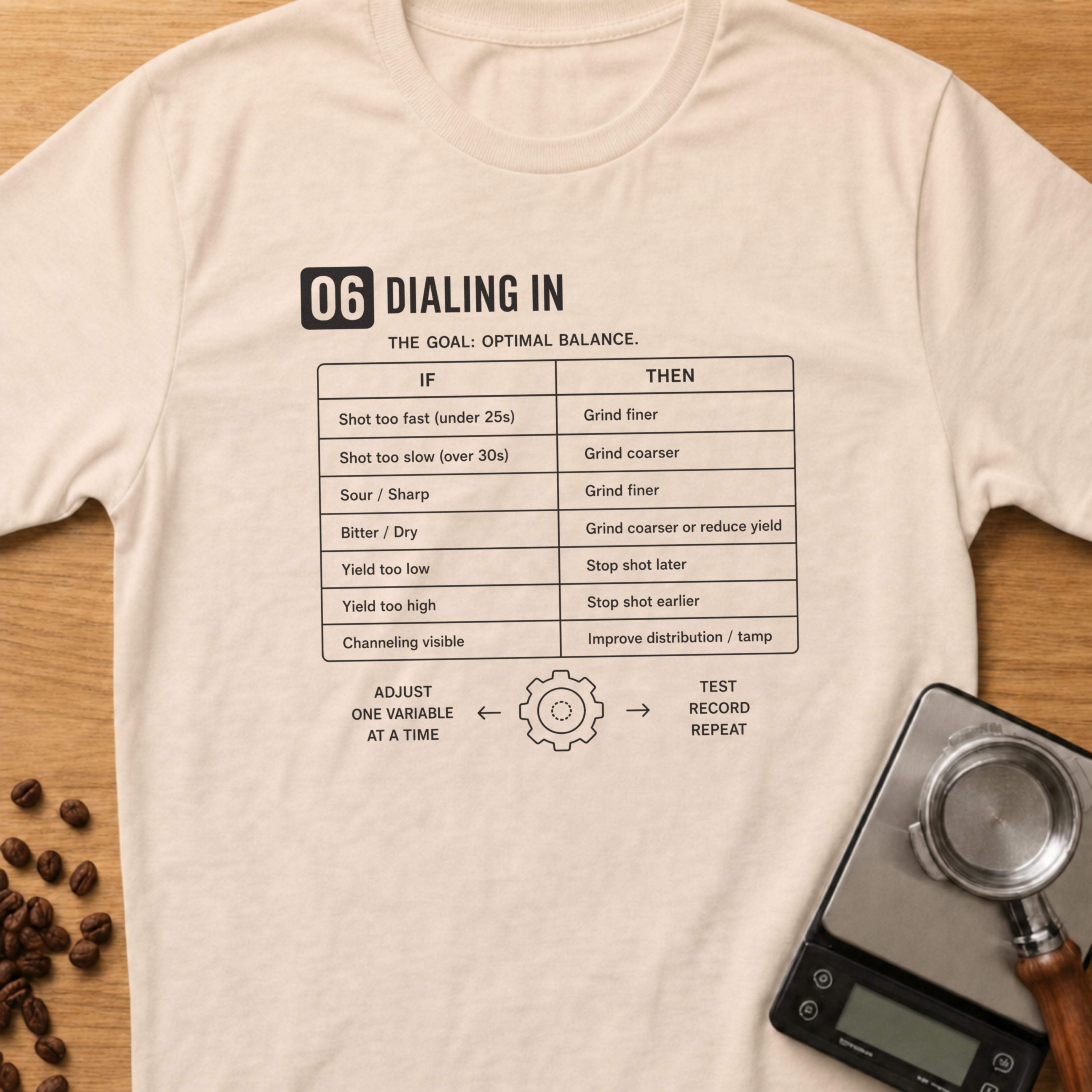 Step 06 - Dialing In T-Shirt