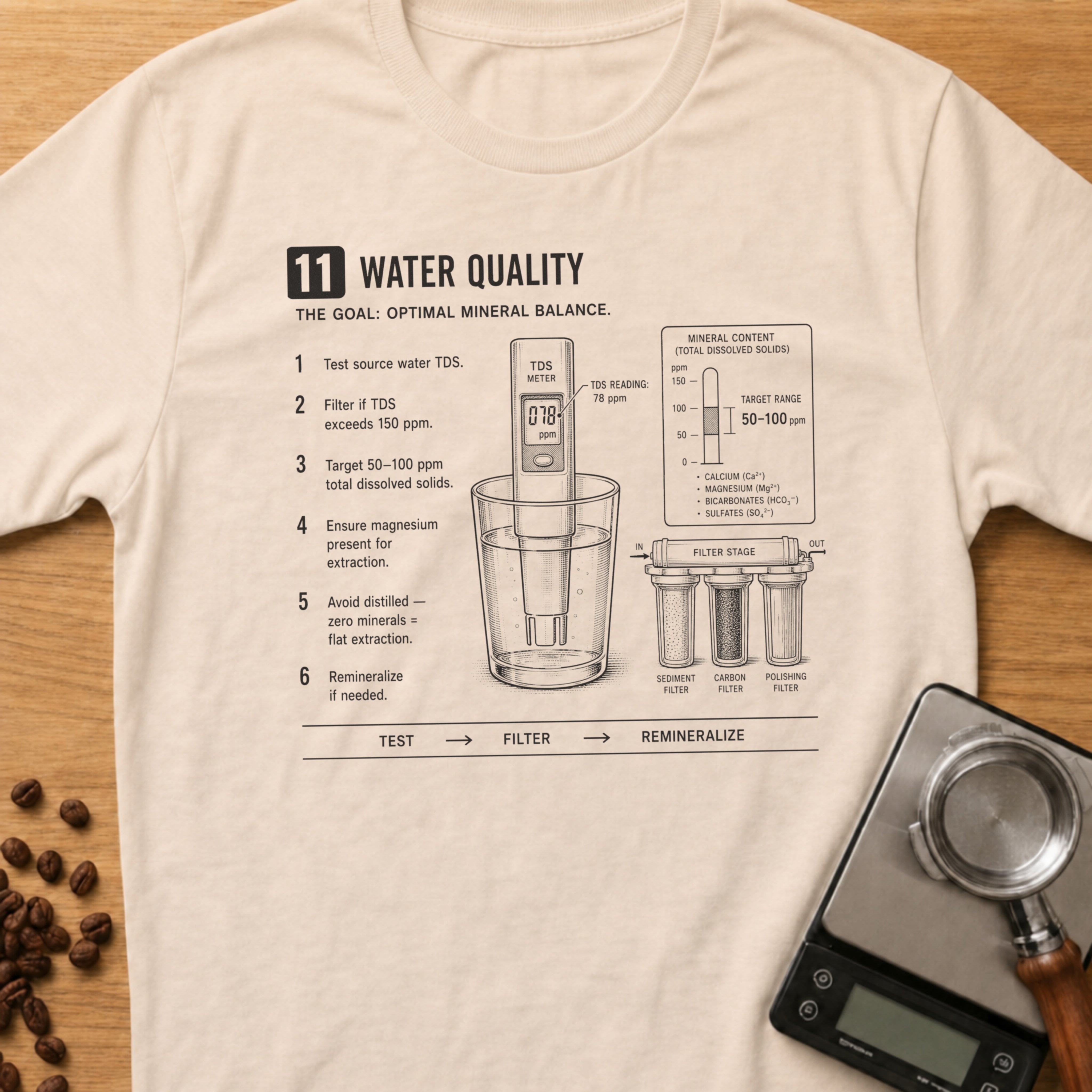 Step 11 - Water Quality T-Shirt