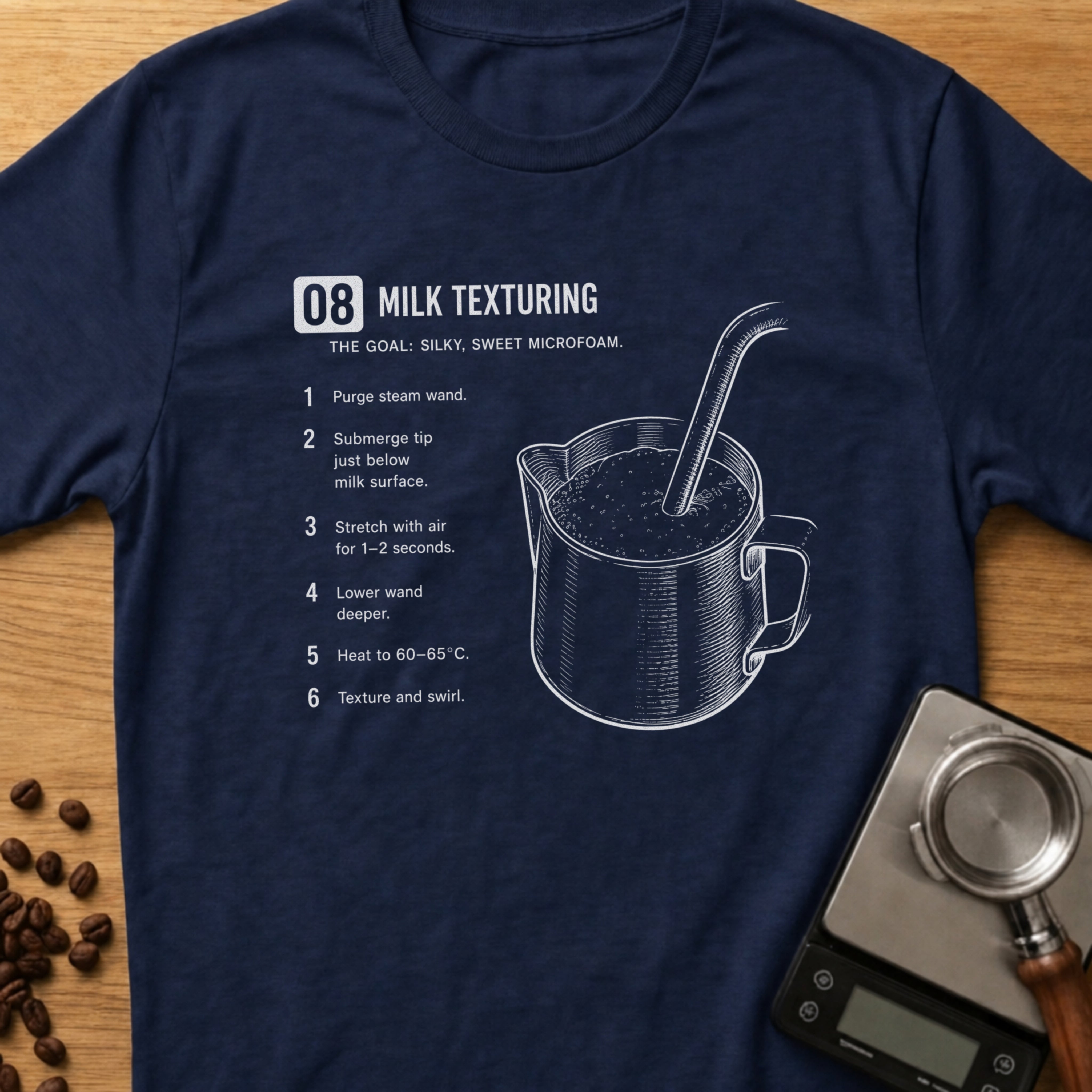 Step 08 - Milk Texturing T-Shirt