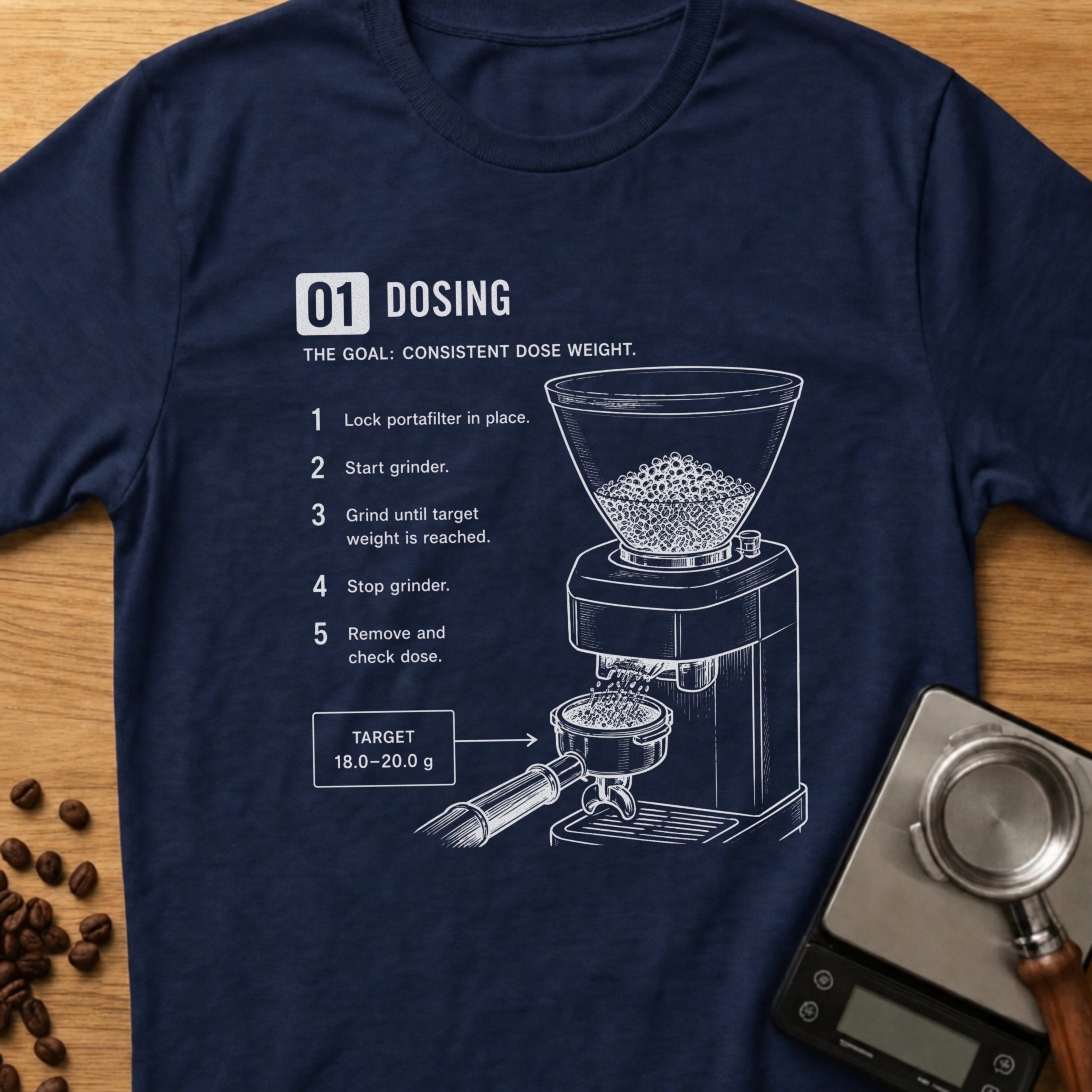 Step 01 - Dosing T-Shirt