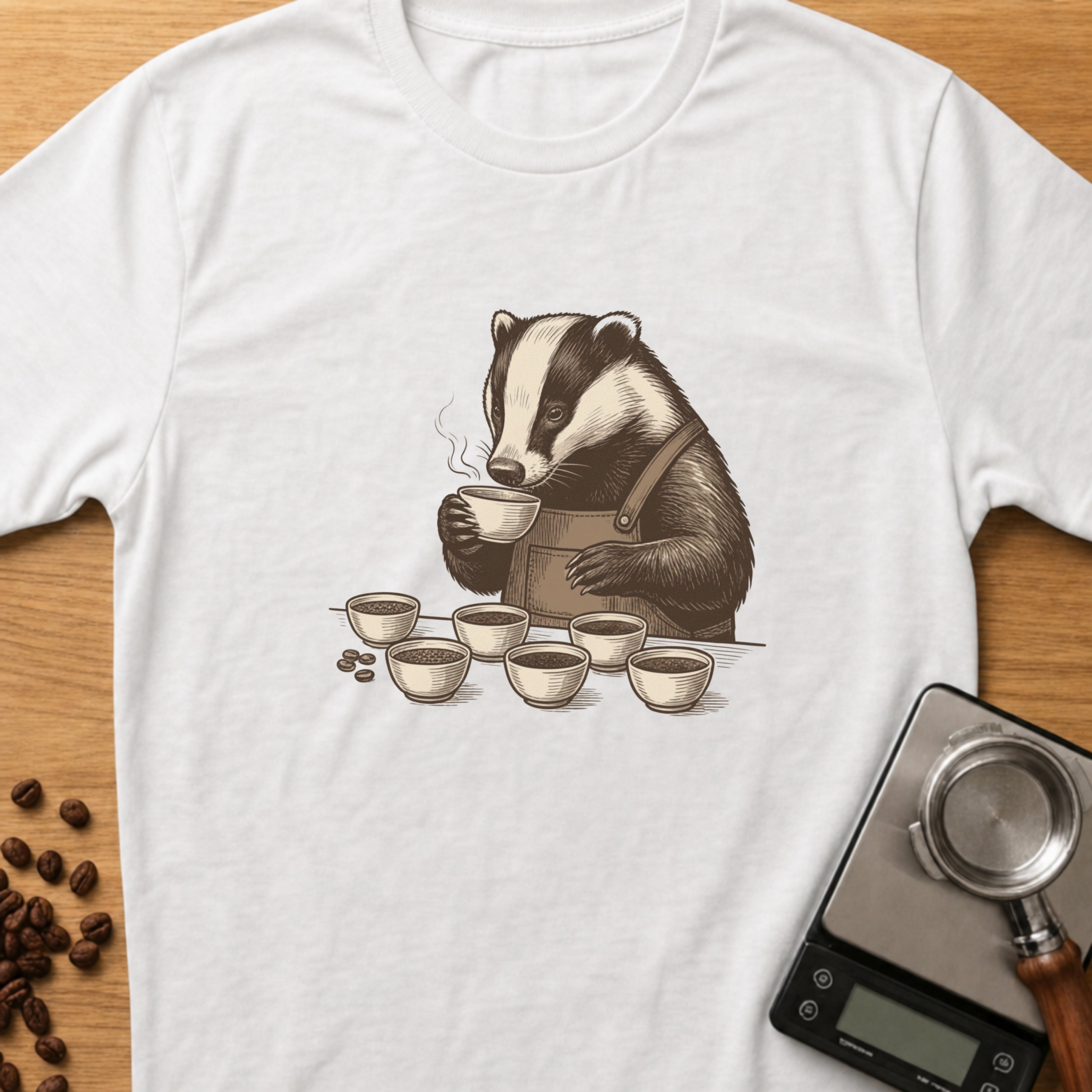 Cupping Badger T-Shirt