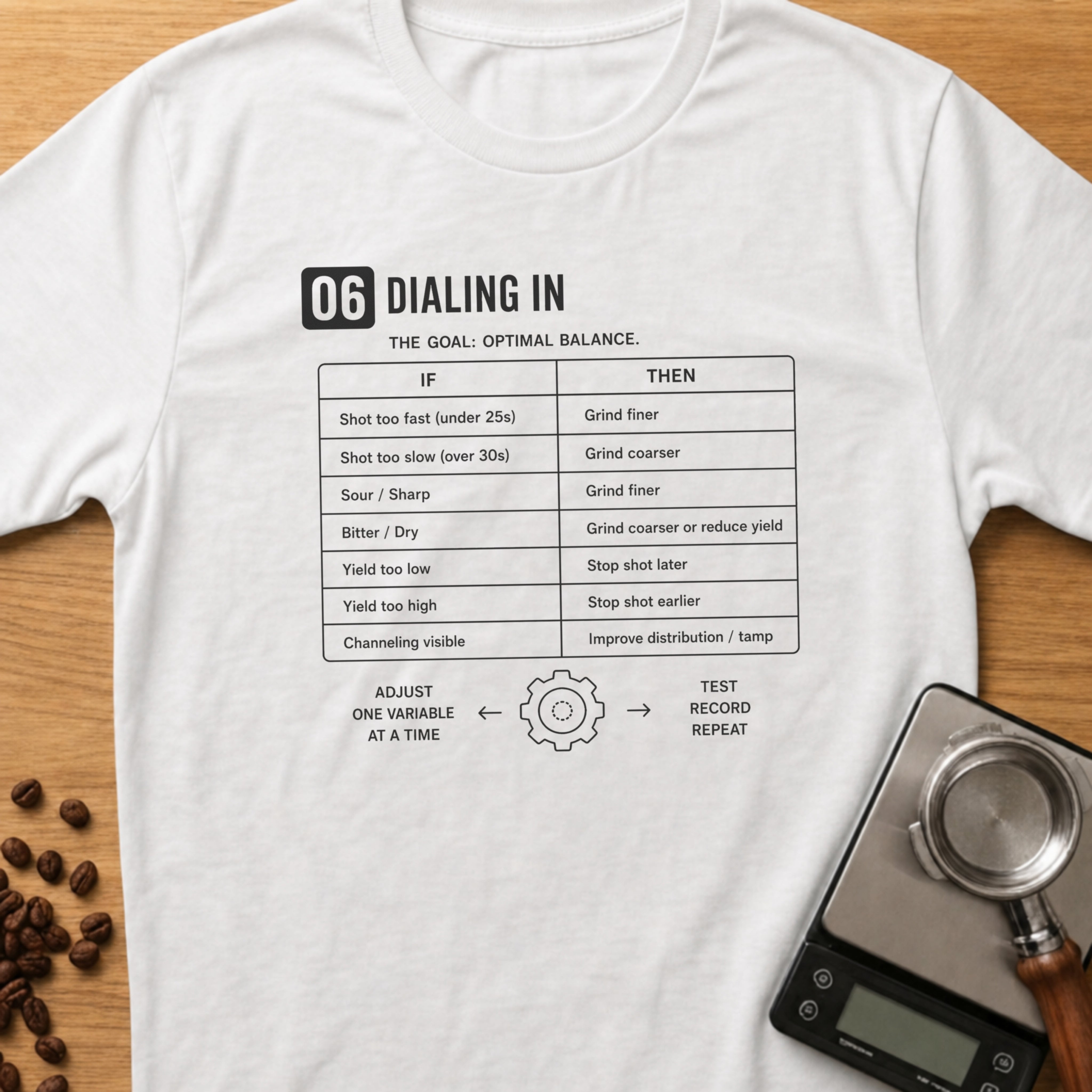 Step 06 - Dialing In T-Shirt