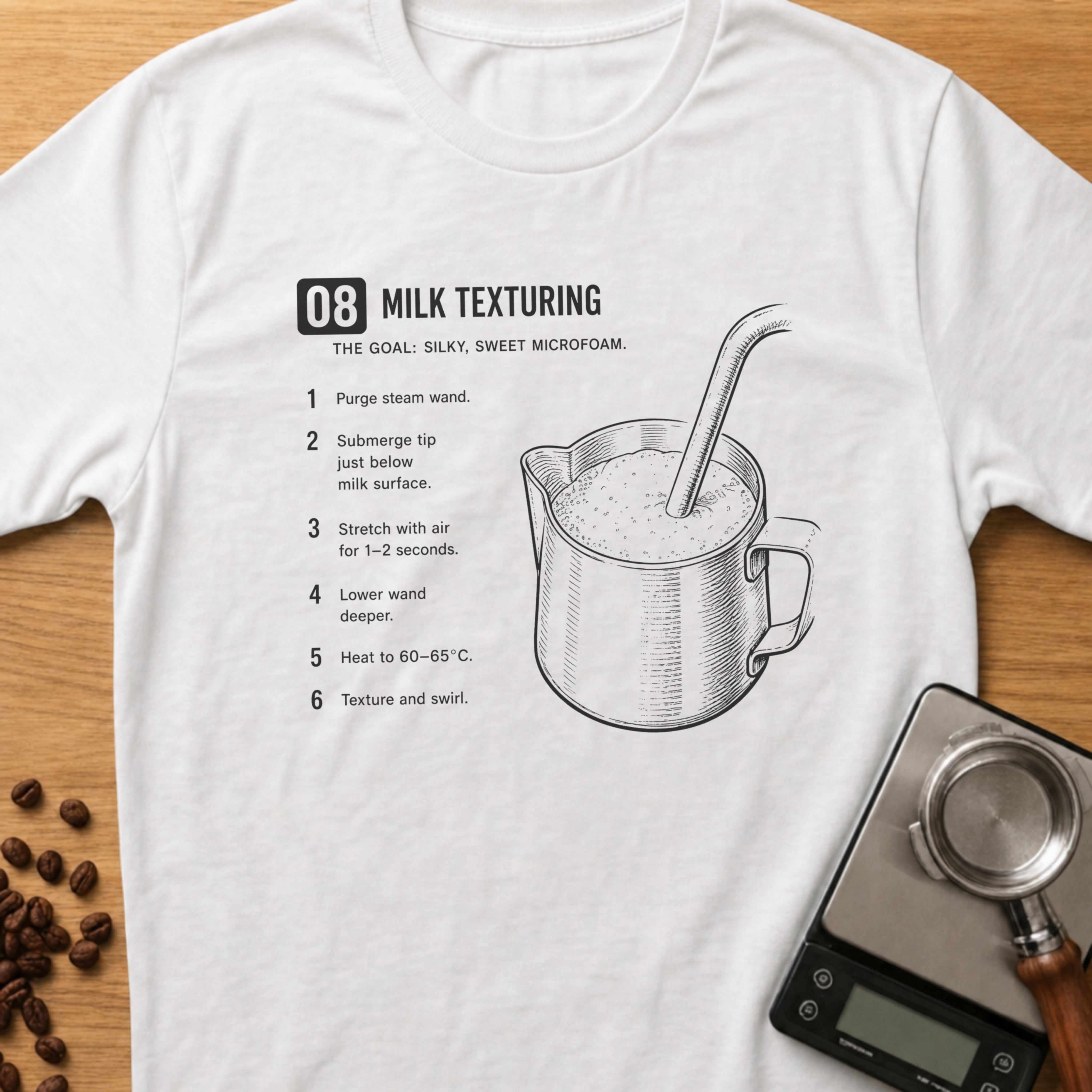Step 08 - Milk Texturing T-Shirt