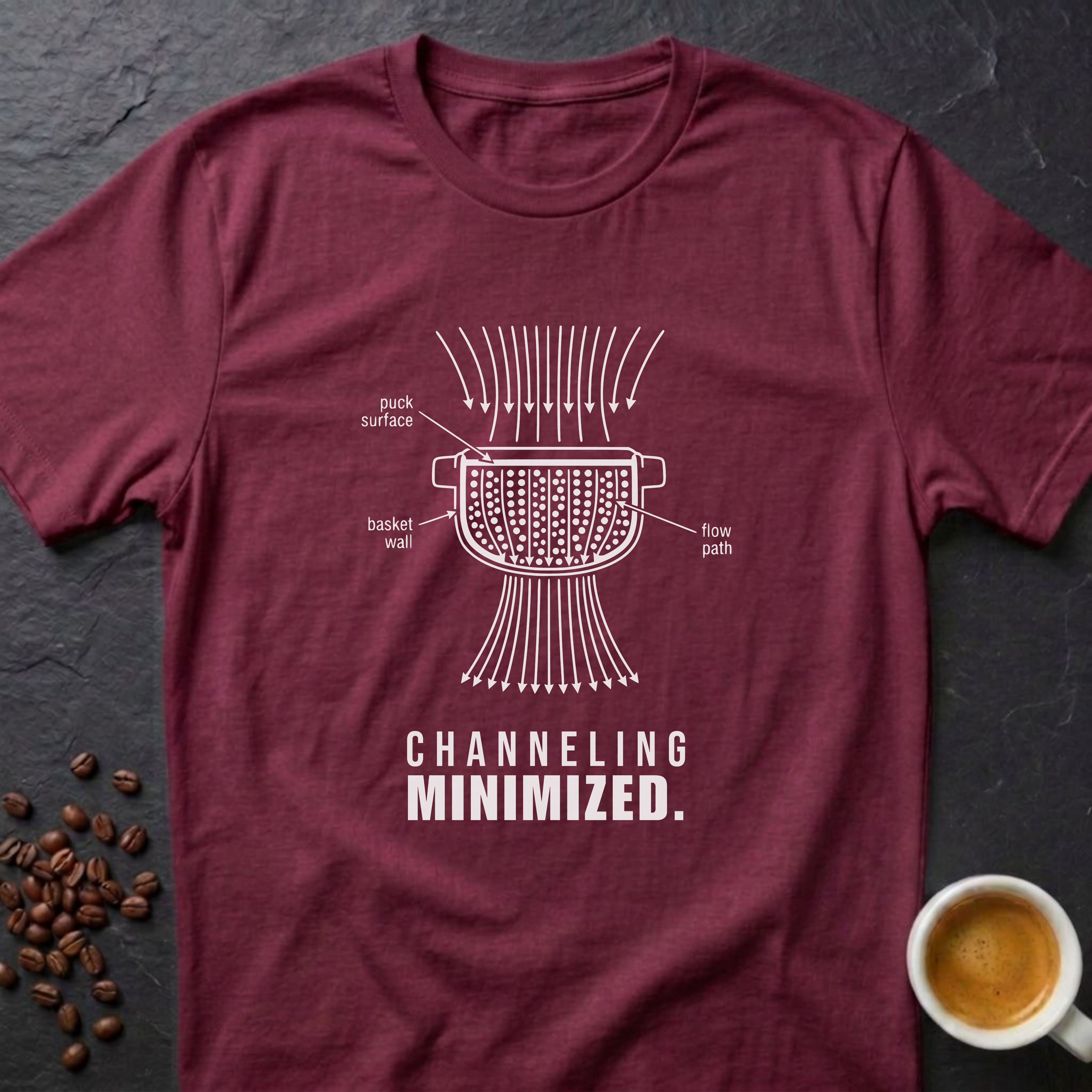 Channeling Minimized T-Shirt