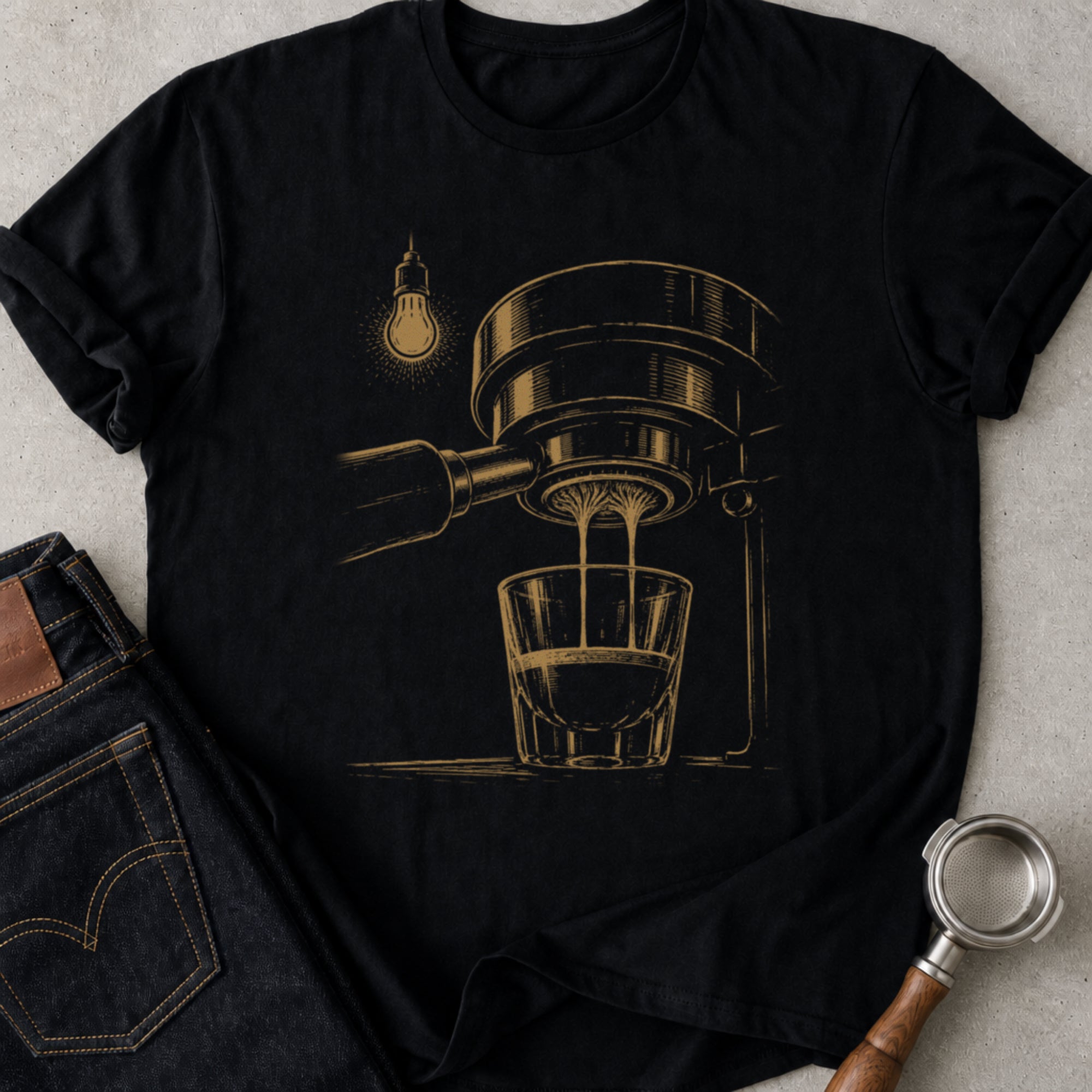 Woodcut Extraction T-Shirt