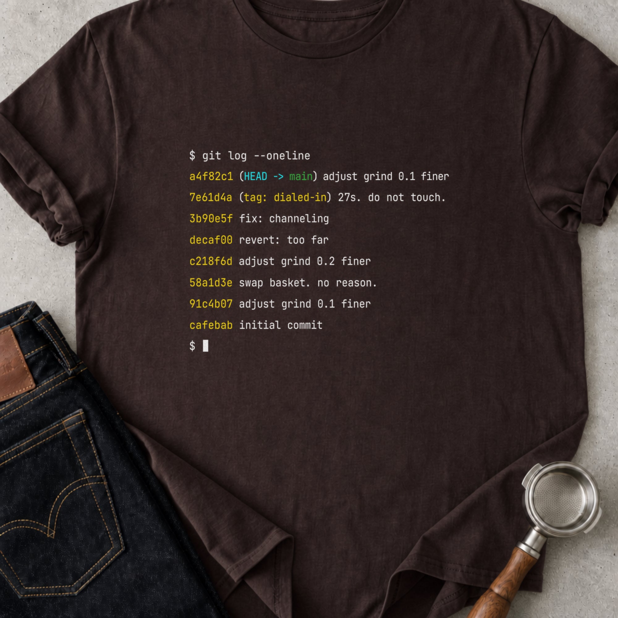 Commit History T-Shirt