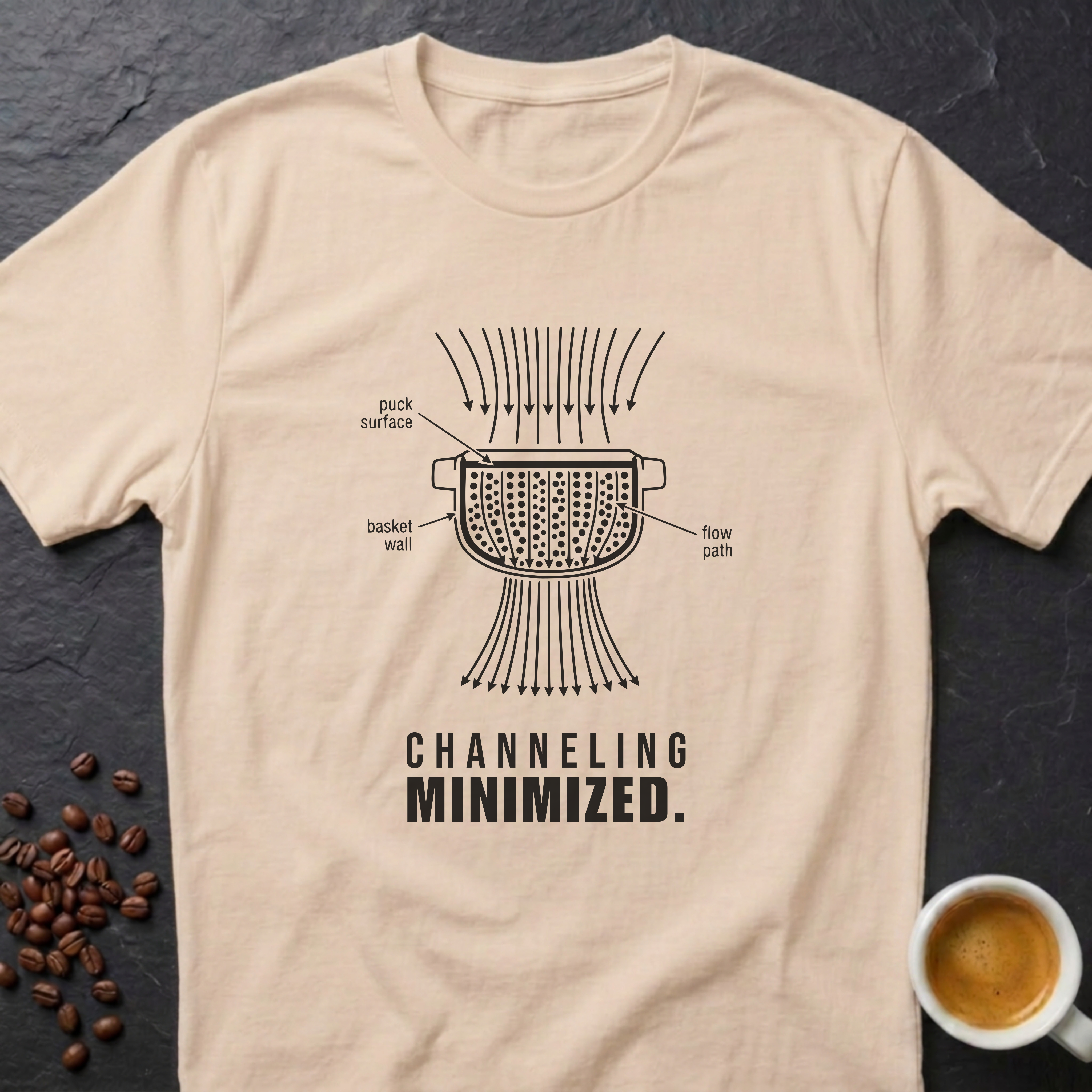 Channeling Minimized T-Shirt