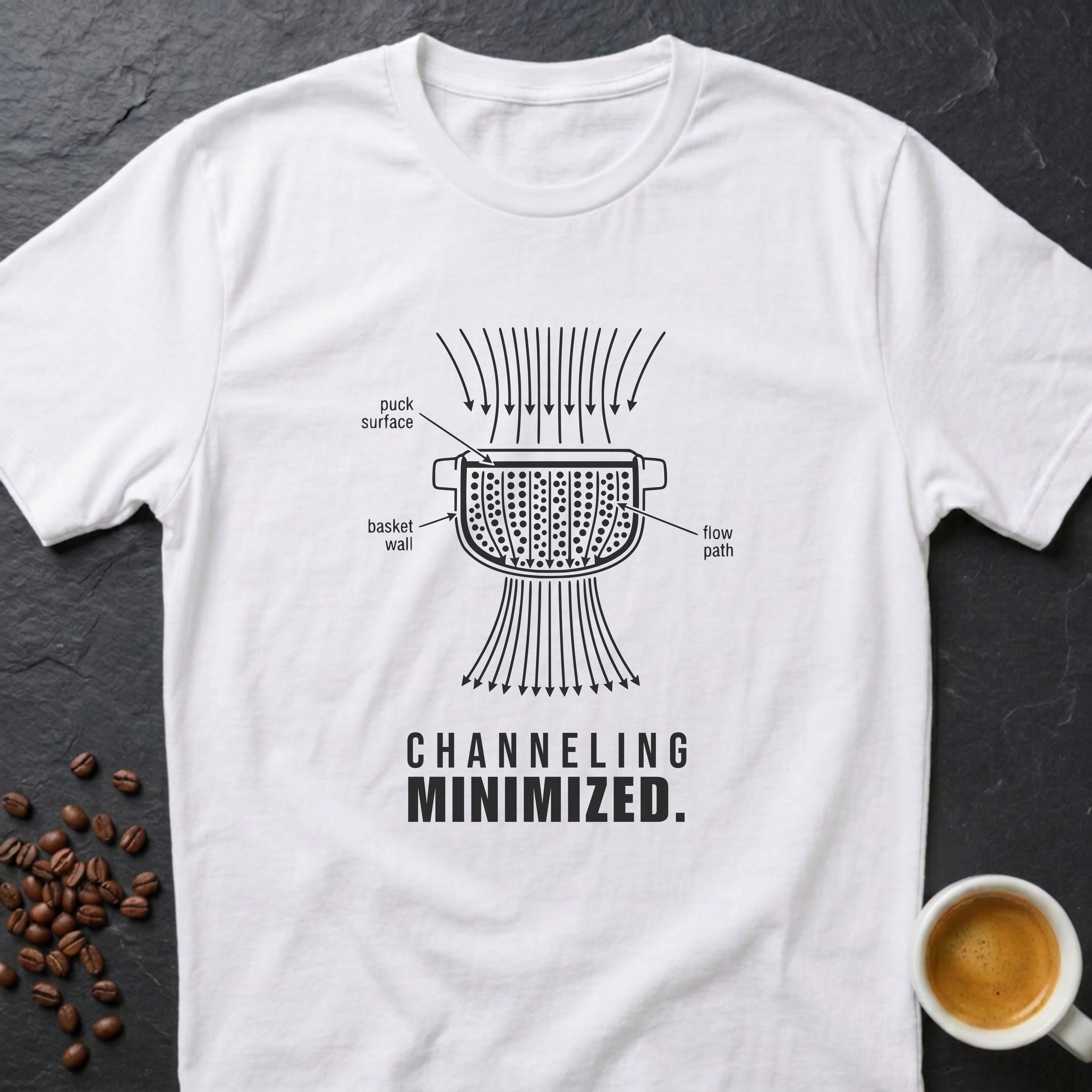 Channeling Minimized T-Shirt