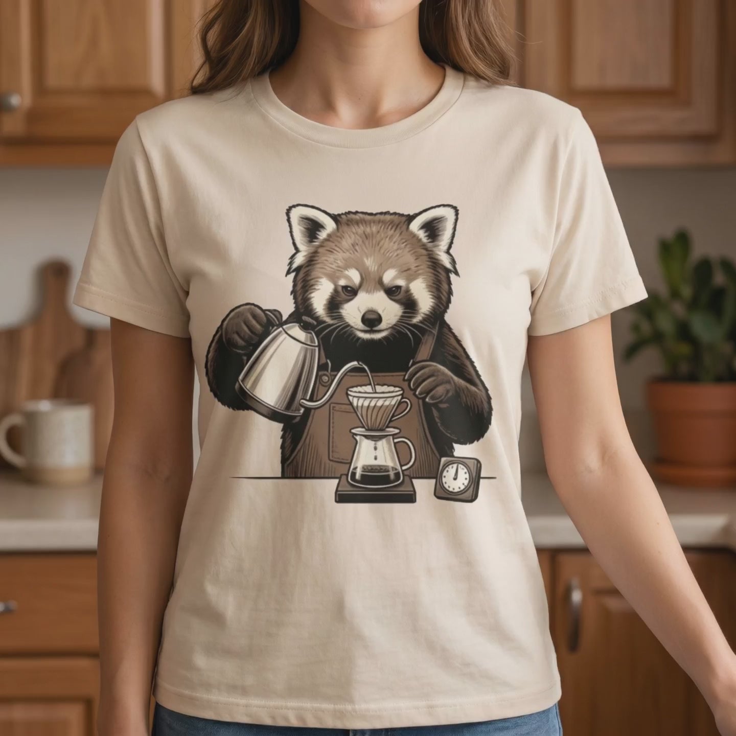 Pour Over Panda T-Shirt